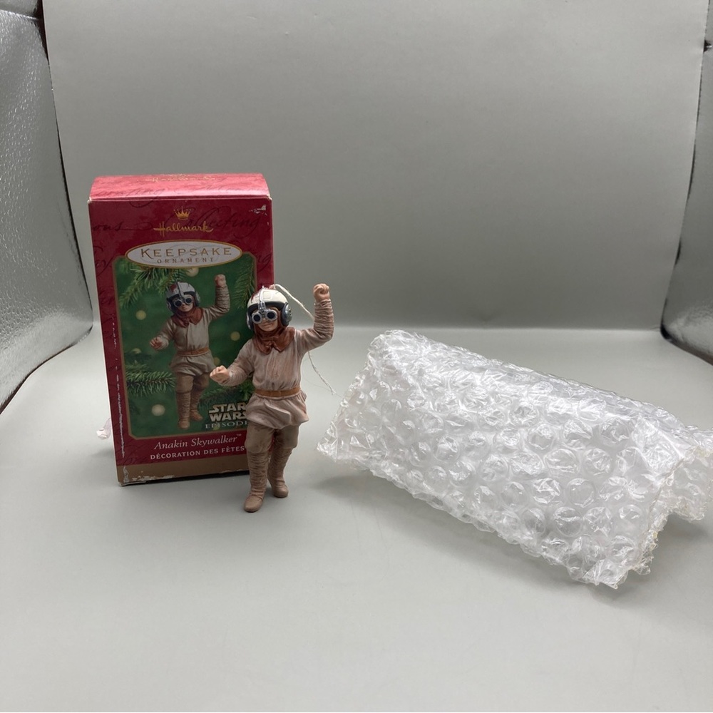 Vintage 2001 Star Wars Episode 1 Anakin Skywalker Hallmark Keepsake Ornament